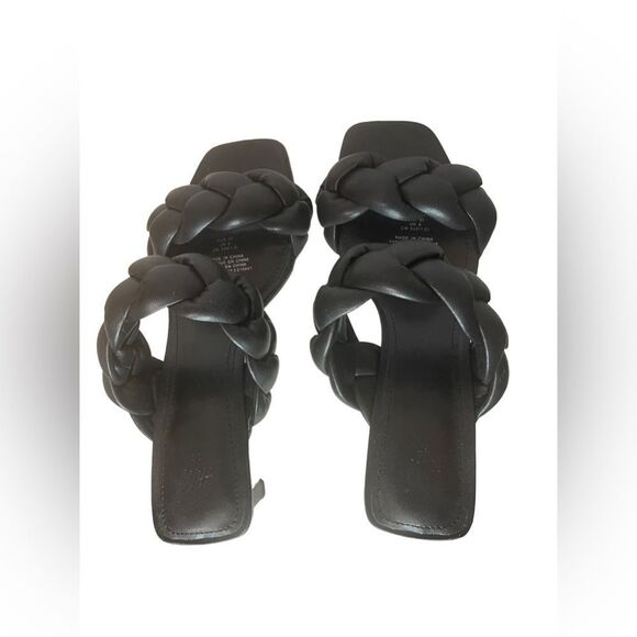 H&M Quilted Braided Slip-in Sandals in Black - Picture 2 of 5